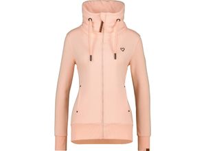 4064068526724 - ALIFE AND KICKIN® Sweatjacke Vivian AK A Stehkragen Eingrifftaschen für Damen orange XL