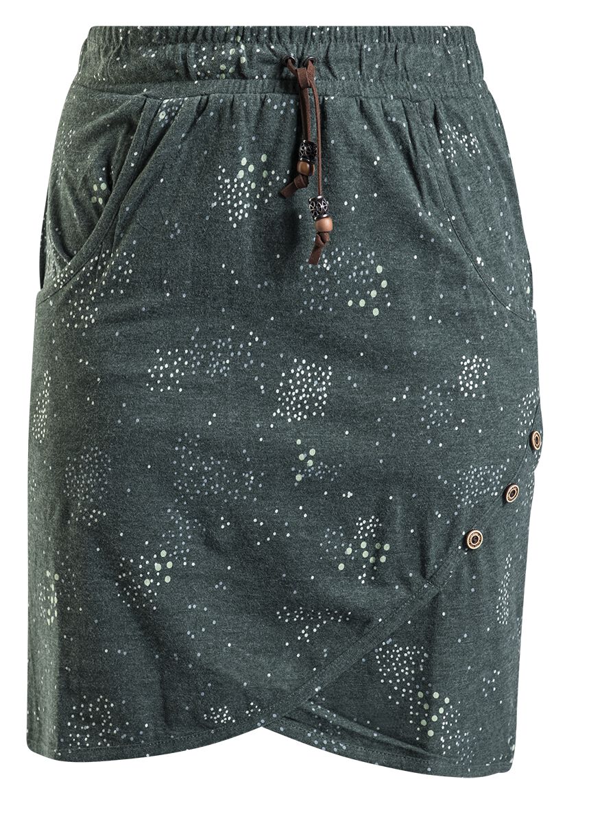 4064068537546 - LucyAK B Short Skirt Kurzer Rock grün in XS