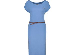 4064068539045 - ALIFE AND KICKIN® Sommerkleid ElliAK A Taillengürtel Label für Damen blau XS