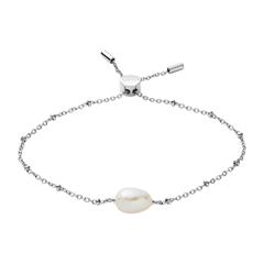 4064092035759 - Armband Agnethe für Damen aus Edelstahl mit Perle