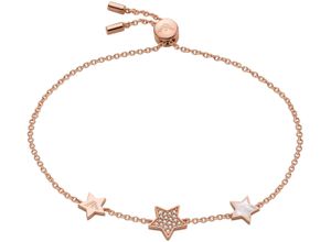 4064092058079 - Armband EMPORIO ARMANI Sterne EG3525C221 Armbänder Gr Silber 925 (Sterlingsilber) rosegold (roségoldfarben weiß perlmuttfarben weiß) Damen Trachtenmode mit Zirkonia (synth) - Perlmutt