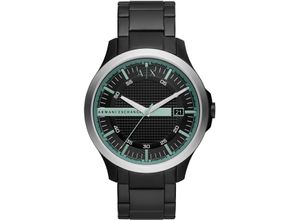 4064092111613 - Quarzuhr ARMANI EXCHANGE AX2439 Armbanduhren schwarz Herren Armbanduhr Herrenuhr Datum analog