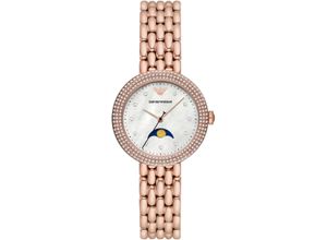 4064092112238 - Quarzuhr EMPORIO ARMANI AR11462 Armbanduhren rosegold (roségoldfarben) Damen Quarzuhren Armbanduhr Damenuhr Perlmutt analog