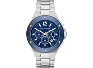 4064092115543 - Chronograph MICHAEL KORS LENNOX MK8938 Armbanduhren silberfarben Herren Hochzeitsmode Quarzuhr Armbanduhr Herrenuhr Stoppfunktion Datum analog