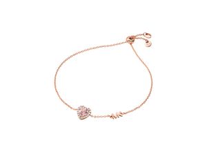 4064092118902 - Silberarmband MICHAEL KORS Herz PREMIUM MKC1518A2791 Armbänder Gr Silber 925 (Sterlingsilber) bunt (roségoldfarben kristallweiß rosa rosa) Damen Armkette Armbänder Silber mit Zirkonia (synth)