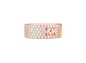 4064092119565 - Fingerring MICHAEL KORS PREMIUM MKC1555AN040 MKC1555AN791 Fingerringe Gr 18 Silber 925 (Sterlingsilber) 75 mm rosegold (roségoldfarben kristallweiß kristallweiß) Damen Fingerringe mit Zirkonia (synth)