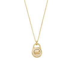 4064092127706 - Halskette - 14K Lock Pendant Necklace - in gold - Halskette für Damen