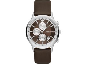 4064092141955 - Chronograph EMPORIO ARMANI AR11490 Armbanduhren braun Herren Hochzeitsmode Quarzuhr Armbanduhr Herrenuhr Stoppfunktion Datum analog