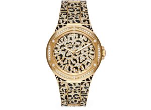 4064092144581 - Quarzuhr MICHAEL KORS LENNOX MK7284 Armbanduhren goldfarben (schwarz goldfarben) Damen Quarzuhren Armbanduhr Damenuhr analog Edelstahlarmband