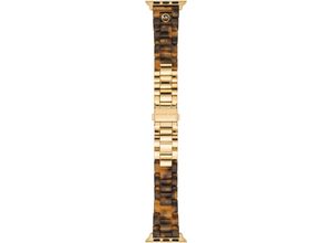 4064092144758 - Smartwatch-Armband MICHAEL KORS Apple Strap MKS8040 Uhrenarmbänder goldfarben Uhrenarmband Ersatzarmbänder Geschenkset Wechselarmband Ersatzarmband für Damen & Herren unisex