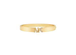 4064092150285 - Armreif MICHAEL KORS PREMIUM MKJ7966710 Armbänder Gr M Metall goldfarben (gelbgoldfarben kristallweiß kristallweiß) Damen Armreifen mit Zirkonia (synth)