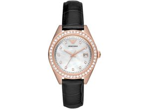 4064092159264 - Quarzuhr EMPORIO ARMANI AR11505 Armbanduhren schwarz Damen Quarzuhren