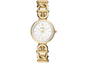 4064092204957 - Quarzuhr FOSSIL CARLIE ES5272 Armbanduhren goldfarben Damen Quarzuhren Armbanduhr Damenuhr Edelstahlarmband