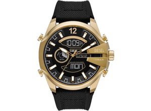 4064092209907 - Chronograph DIESEL MEGA CHIEF DZ4634 Armbanduhren schwarz Herren Hochzeitsmode Quarzuhr Armbanduhr Herrenuhr Datum digitale AnzeigeStoppfunktion