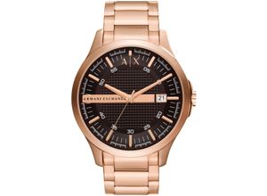 4064092212976 - Quarzuhr ARMANI EXCHANGE AX2449 Armbanduhren rosegold (roségoldfarben) Herren Hochzeitsmode Armbanduhr Herrenuhr Datum analog Edelstahlarmband