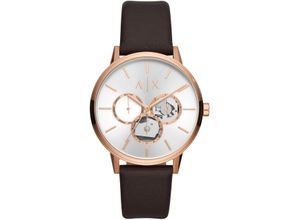 4064092213102 - Multifunktionsuhr ARMANI EXCHANGE AX2756 Armbanduhren braun (dunkelbraun) Herren Hochzeitsmode Quarzuhr Armbanduhr Herrenuhr 1224-Stunden-Anzeige analog