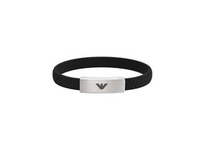 4064092213232 - Armband EMPORIO ARMANI EGS2996040 Armbänder Gr Edelstahl-Silikon schwarz (edelstahlfarben schwarz) Emporio Armani