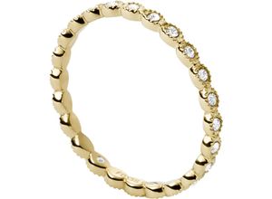 4064092218077 - FOSSIL Damen Ring JF03749710 Edelstahl gold 49