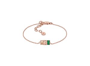 4064092219258 - Armband EMPORIO ARMANI EG3579221 EG3580040 Armbänder Gr Silber 925 (Sterlingsilber) goldfarben (roségoldfarben champagner grün champagne grün) Damen Trachtenmode mit Zirkonia (synth)