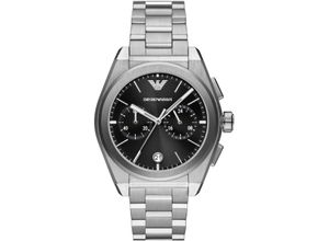 4064092225839 - Chronograph EMPORIO ARMANI AR11560 Armbanduhren silberfarben Herren Hochzeitsmode Quarzuhr Armbanduhr Herrenuhr Stoppfunktion Datum analog