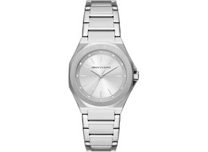 4064092225990 - Quarzuhr ARMANI EXCHANGE AX4606 Armbanduhren silberfarben Damen Quarzuhren Armbanduhr Damenuhr analog Edelstahlarmband