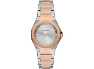 4064092226607 - Quarzuhr ARMANI EXCHANGE AX4607 Armbanduhren rosegold (silberfarben roségoldfarben) Damen Quarzuhren Armbanduhr Damenuhr analog Edelstahlarmband