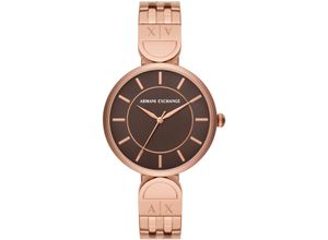 4064092226683 - Quarzuhr ARMANI EXCHANGE AX5384 Armbanduhren rosegold (roségoldfarben) Damen Quarzuhren Armbanduhr Damenuhr analog Edelstahlarmband