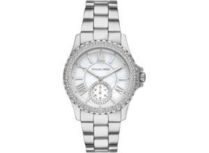 4064092227826 - Quarzuhr MICHAEL KORS EVEREST MK7403 Armbanduhren silberfarben Damen Quarzuhren Armbanduhr Damenuhr kleine Sekunde Perlmutt-Zifferblatt analog