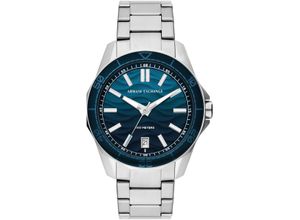 4064092228038 - Quarzuhr ARMANI EXCHANGE AX1950 Armbanduhren silberfarben Herren Hochzeitsmode Armbanduhr Herrenuhr bis 10 bar wasserdicht Edelstahlarmband