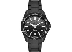 4064092228052 - Quarzuhr ARMANI EXCHANGE AX1952 Armbanduhren schwarz Herren Hochzeitsmode Armbanduhr Herrenuhr bis 10 bar wasserdicht Edelstahlarmband