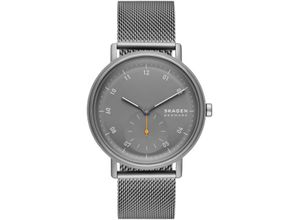 4064092231830 - Quarzuhr SKAGEN KUPPEL SKW6891 Armbanduhren grau Herren Quarzuhren Armbanduhr Herrenuhr analog dezentrale Sekunde Edelstahlarmband