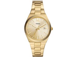 4064092233360 - Quarzuhr FOSSIL SCARLETTE ES5299 Armbanduhren goldfarben Damen Quarzuhren Armbanduhr Damenuhr analog Edelstahlarmband