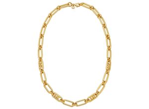 4064092234718 - Gliederkette MICHAEL KORS PREMIUM EMPIRE OVAL MKJ828400 Halsketten Gr Messing Breite 8 mm gelb (gelbgoldfarben) Damen Gliederketten