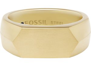 4064092236163 - FOSSIL Herren Ring Edelstahl gold 64