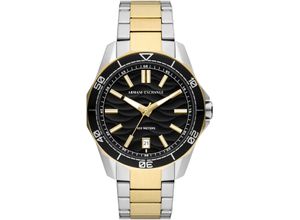 4064092240139 - Quarzuhr ARMANI EXCHANGE AX1956 Armbanduhren silberfarben (silberfarben goldfarben) Herren Hochzeitsmode Armbanduhr Herrenuhr Datum analog