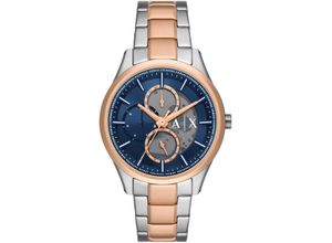 4064092240191 - Multifunktionsuhr ARMANI EXCHANGE AX1874 Armbanduhren silberfarben (silberfarben roségoldfarben) Herren Hochzeitsmode Quarzuhr Armbanduhr Herrenuhr analog Edelstahlarmband