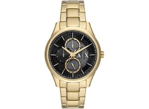 4064092240207 - Multifunktionsuhr ARMANI EXCHANGE AX1875 Armbanduhren goldfarben Herren Hochzeitsmode Quarzuhr Armbanduhr Herrenuhr analog Edelstahlarmband