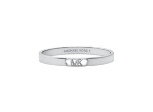 4064092245127 - Armreif MICHAEL KORS PREMIUM EMPIRE OVAL MKJ828700 Armbänder Gr Messing grau (platinfarben) Damen Armreifen