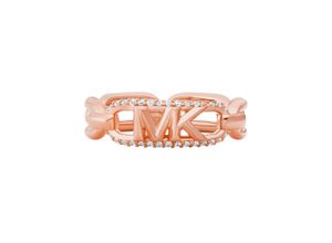 4064092246254 - Fingerring MICHAEL KORS PREMIUM EMPIRE OVAL MKC1658CZ Fingerringe Gr 165 Silber 925 (Sterlingsilber) rosegold (roségoldfarben kristallweiß kristallweiß) Damen Fingerringe mit Zirkonia (synth)