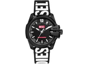 4064092249309 - Solaruhr DIESEL BABY CHIEF Armbanduhren schwarz (schwarz weiß) Damen Solaruhren Armbanduhr Herrenuhr Damenuhr