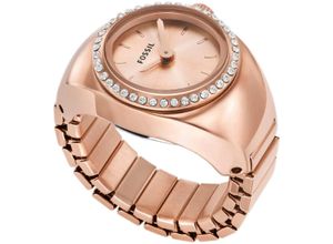 4064092251586 - Uhrenring FOSSIL WATCH RING ES5320 Armbanduhren goldfarben (roségoldfarben) Damen Quarzuhren Quarzuhr Damenuhr analog Edelstahlring