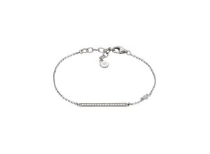 4064092255737 - Silberarmband EMPORIO ARMANI STÄBCHEN EG3592040 Armbänder Gr Silber 925 (Sterlingsilber) bunt (silberfarben weiß weiß) Damen Armbänder Silber mit Zirkonia (synth)