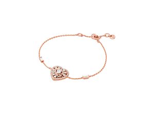 4064092255997 - Armband MICHAEL KORS PREMIUM TAPERED BAGUETTE HEART MKC1690CZ791 MKC1690CZ040 Armbänder Gr Silber 925 (Sterlingsilber) rosegold (roségoldfarben weiß weiß) Damen Trachtenmode mit Zirkonia (synth)