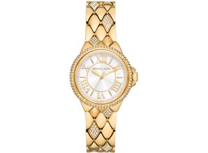 4064092260144 - Quarzuhr MICHAEL KORS CAMILLE Armbanduhren goldfarben Damen Quarzuhren Armbanduhr Damenuhr Edelstahlarmband