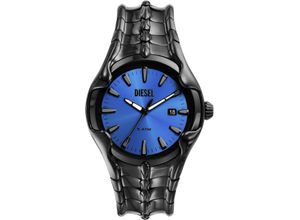 4064092262445 - Quarzuhr DIESEL VERT Armbanduhren schwarz Herren Hochzeitsmode Armbanduhr Herrenuhr Datum Edelstahlarmband