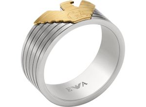 4064092266528 - Fingerring EMPORIO ARMANI EAGLE LOGO EGS3076040 Fingerringe Gr 20 Edelstahl 9 mm goldfarben (edelstahlfarben gelbgoldfarben) Damen