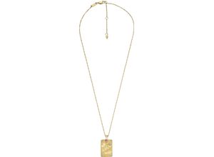 4064092267143 - FOSSIL Damen Kette mit Anhänger Edelstahl gold