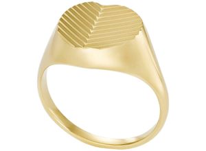 4064092268553 - Fingerring FOSSIL HARLOW Herz JF04655710 Fingerringe Gr 165 Edelstahl gelb (gelbgoldfarben) Damen Fingerringe