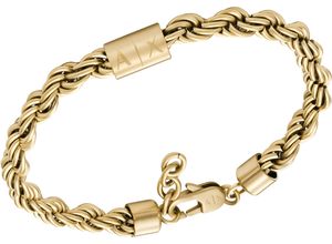 4064092269321 - Armband ARMANI EXCHANGE ICON AXG0124710 AXG0123040 Armbänder Gr Edelstahl goldfarben (gelbgoldfarben)