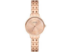 4064092269567 - Quarzuhr SKAGEN ANITA LILLE Armbanduhren rosegold (roségoldfarben) Damen Quarzuhren Armbanduhr Damenuhr analog